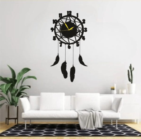 Wooden Feather Wall Hanging Home Decoration