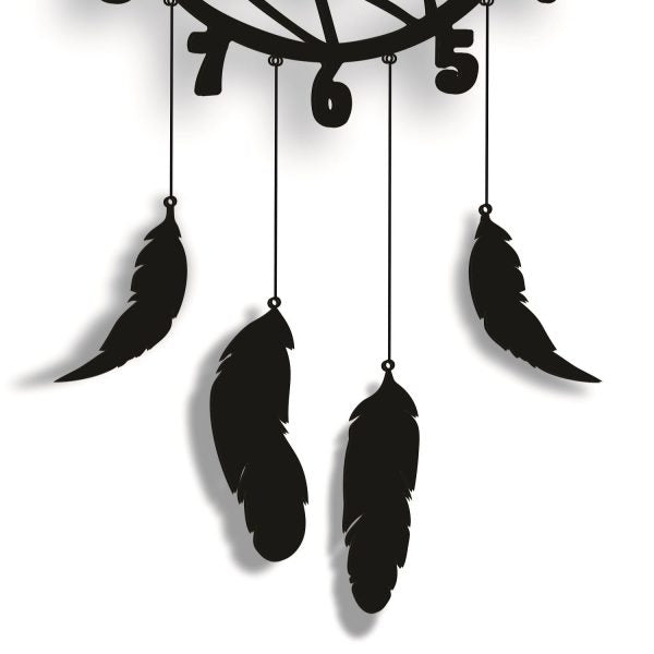 Wooden Feather Wall Hanging Home Decoration